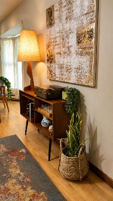 Mid century. TEAK TECK meubles. Bibliothèque, bookcase, Buffet,