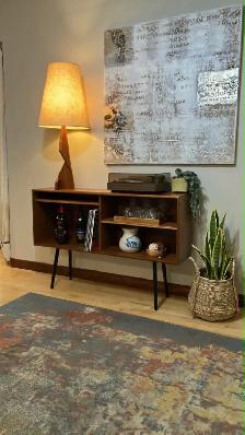 Mid century. TEAK TECK meubles. Bibliothèque, bookcase, Buffet, - Photo 4