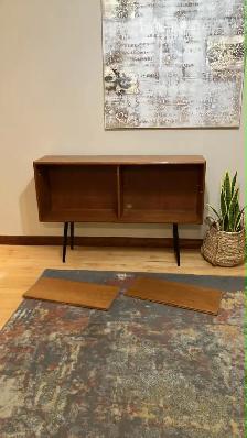 Mid century. TEAK TECK meubles. Bibliothèque, bookcase, Buffet, - Photo 8