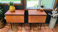 Mid century. TEAK TECK. Plateau tournant / Buffet modulable, tab - Photo 6