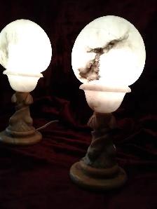 LAMPES D'ALBÂTRE ANTIQUE - Photo 8