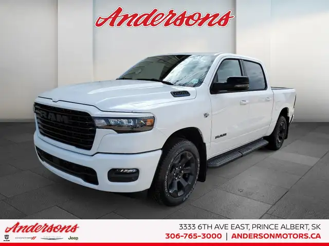 2026 Ram 1500 SPORT 5.7L HEMI V8 / Crew Cab / Ventilated Front S
