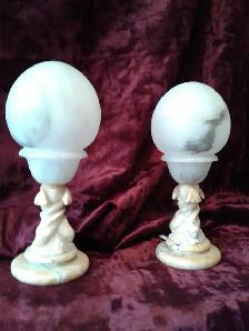 LAMPES D'ALBÂTRE ANTIQUES - Photo 3