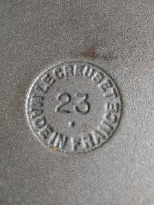 Poêlon ( skillet ' LE CREUSET ' #23, fonte émaillée ( France ) - Photo 2