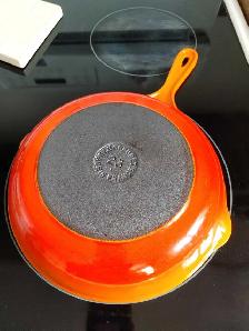 Poêlon ( skillet ' LE CREUSET ' #23, fonte émaillée ( France ) - Photo 3