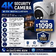Security Camera with installation