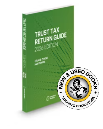Trust Tax Return Guide 2026 Edition Chow 9781038218179