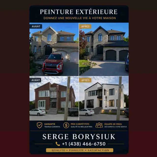 PEINTURE EXTÉRIEURE HAUT DE GAMME