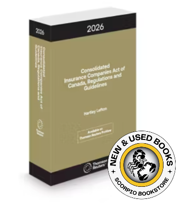 Consolidated Insurance Companies Act Canada 2026 9781038217493