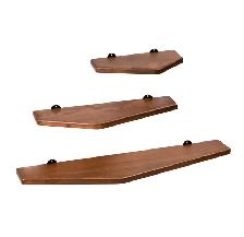 Force Solid Mango Wood Wall Shelf Set - Photo 2