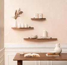 Force Solid Mango Wood Wall Shelf Set - Photo 3
