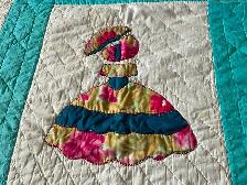 Vintage Umbrella Girl Quilt - Photo 2