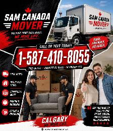 LONG DISTANCE Furniture MOVING BC-AB-SK-MA-ON call 587-410-8055