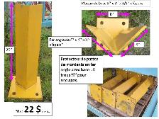 Protecteur de patte de montant, 24'' 1/2  à boulonner et autres - Photo 6
