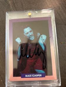 Alice Cooper SIGNED Trading Cards (w/Case) - Photo 2