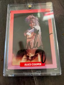Alice Cooper SIGNED Trading Cards (w/Case) - Photo 3