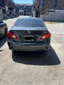 2009 Toyota Corolla Manual