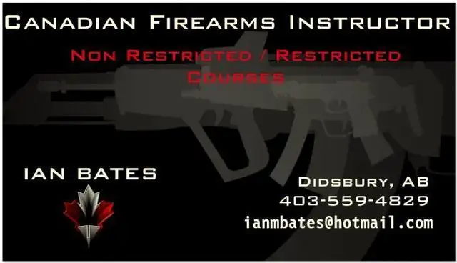 Canadian Firearms Safety Course - June 27/28, 2026 - Didsbury