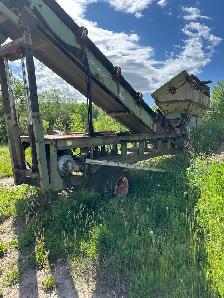 Telescreen screening plant