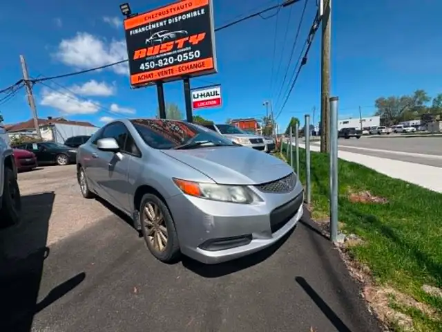 Honda Civic 2012 Aut. Cuir. $3995. Rusty 450-820-0550