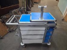 Blue 4 Drawer Utility Cart - Photo 3