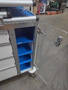 Blue 4 Drawer Utility Cart - Photo 5