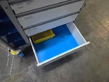 Blue 4 Drawer Utility Cart - Photo 10