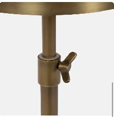 Hansjochen Sunburst Adjustable Accent End Table - Photo 3