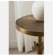 Hansjochen Sunburst Adjustable Accent End Table - Photo 4