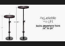 Hansjochen Sunburst Adjustable Accent End Table - Photo 6