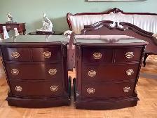 Complete Solid Wood Colonial Queen Size Bedroom Set – 6Pcs - Photo 3