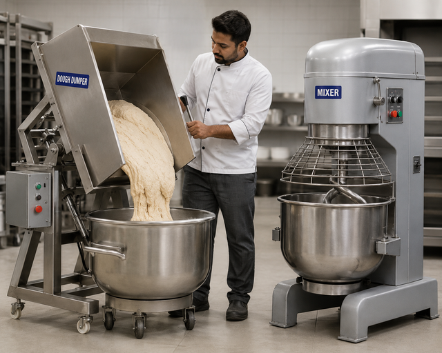 Hiring experienced mixer/dough dumper