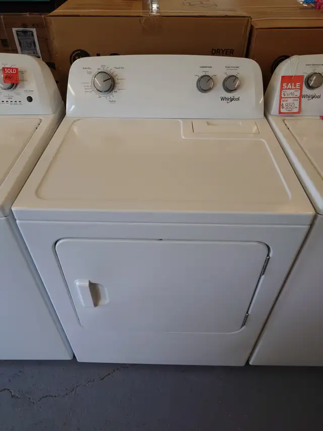 Whirlpool '29' White Top Load Electric Dryer on Sale‼️