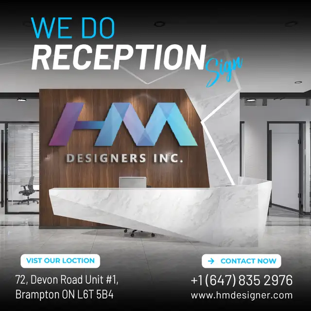 Reception Signs – Professional Custom Designs
