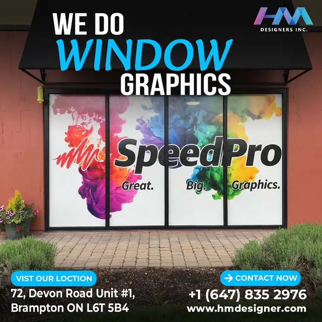 Window Graphics – Custom Design & Installation