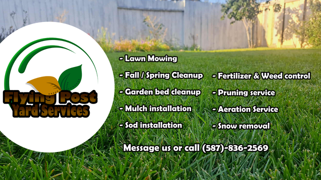 Offering Landscaping / Lawn maintenance care