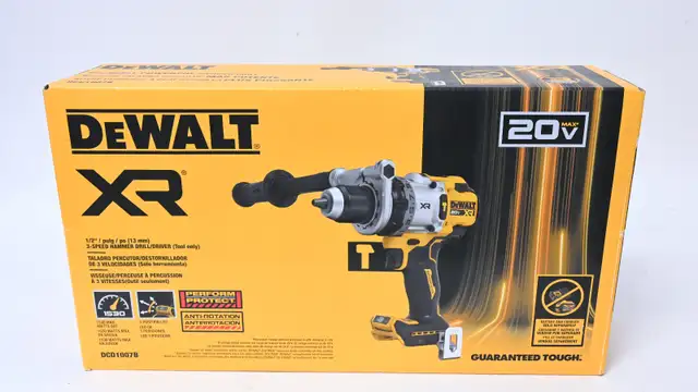 Hammer Drill Dewalt XR Model DCD1007B 3 speed TOOL only new