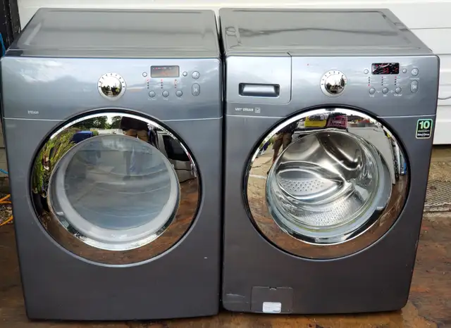 Samsung Front Loading pair - Stackable,Clean, Working -