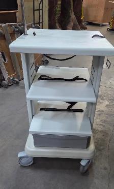 Metal 3 Tier Rolling Cart With Drawer