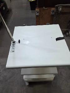 Metal 3 Tier Rolling Cart With Drawer - Photo 9