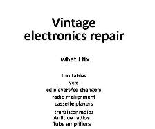 Vintage electronics repair - Photo 2