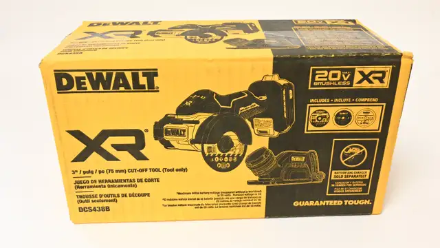 Cut Off Tool Dewalt DCS438B XR Brushless 3' Corless Brand New
