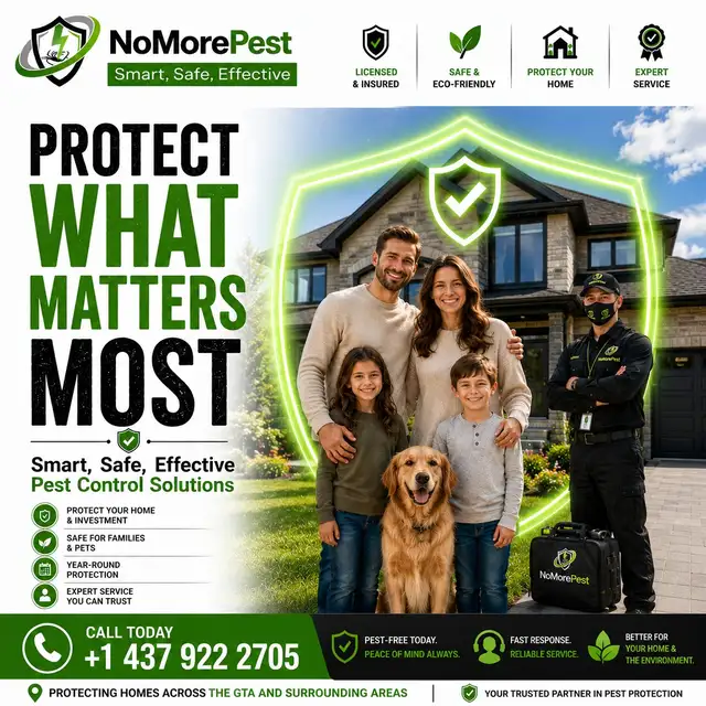 Comprehensive Pest Control Services Across the GTA