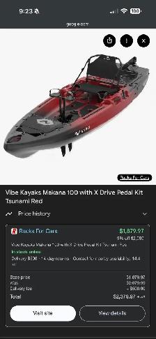 Vibe Makana 100 Fishing kayak - Photo 3