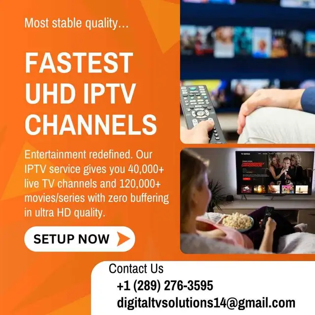 Premium 4K IPTV channels for all devices