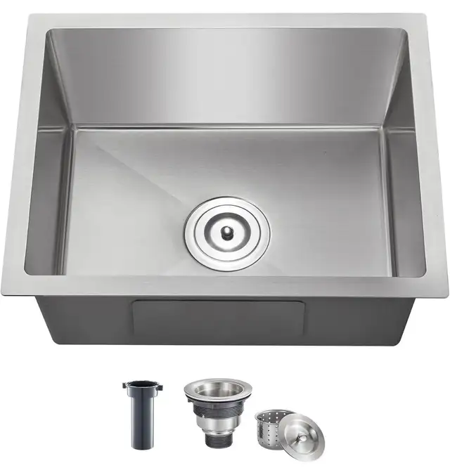 23" Undermount Stainless Steel Kitchen Sink