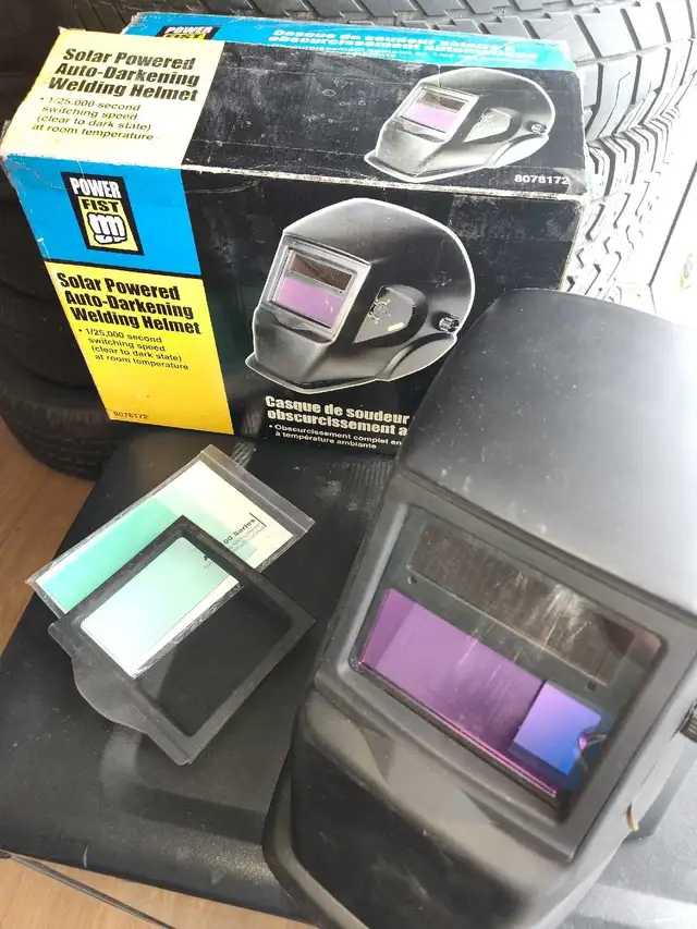 40obo Welding helmet Auto darkening solar powered