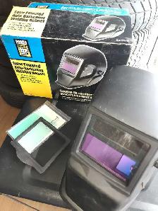 40obo Welding helmet Auto darkening solar powered