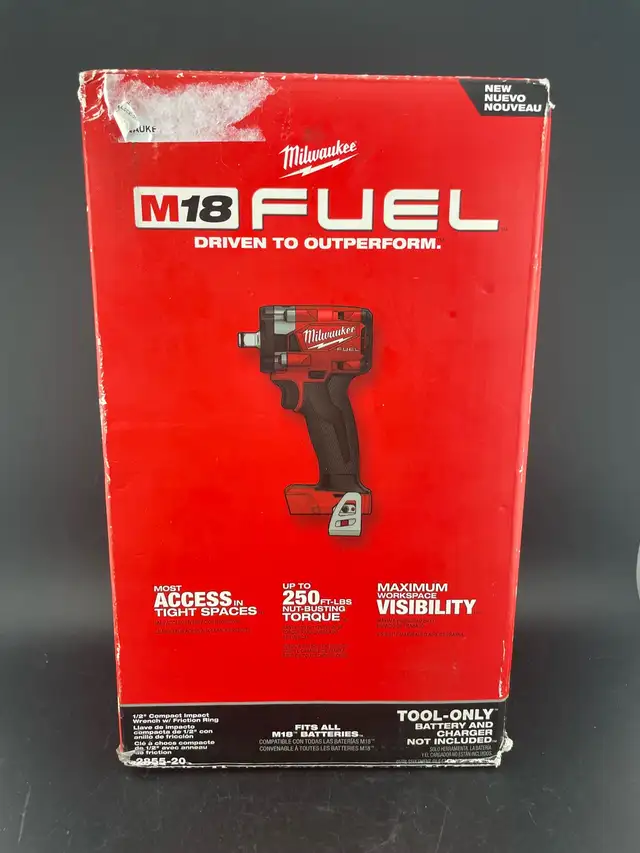 MILWAUKEE 1/2" COMPACT IMPACT WRENCH 2855-20