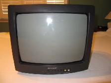 Sharp 13 inch CRT Retro Gaming Tube TV Cleaned Tested Circa 2001 - Photo 4
